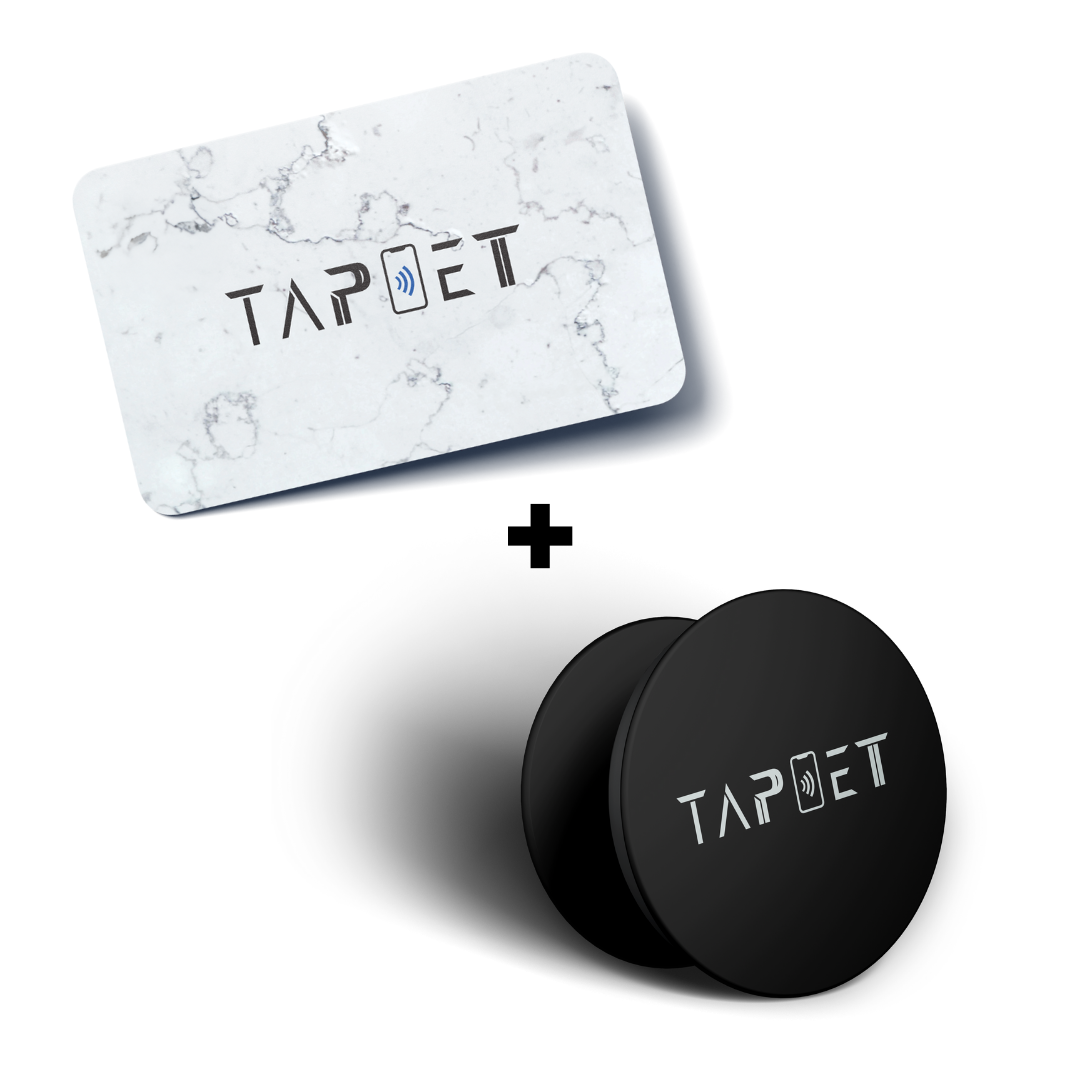 Tappett DUO Bundle (Smart Business Card + Smart Phone Holder)