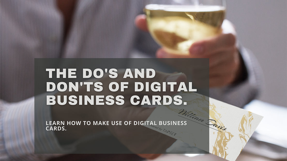 Do’s and Don’ts of Digital Business Cards